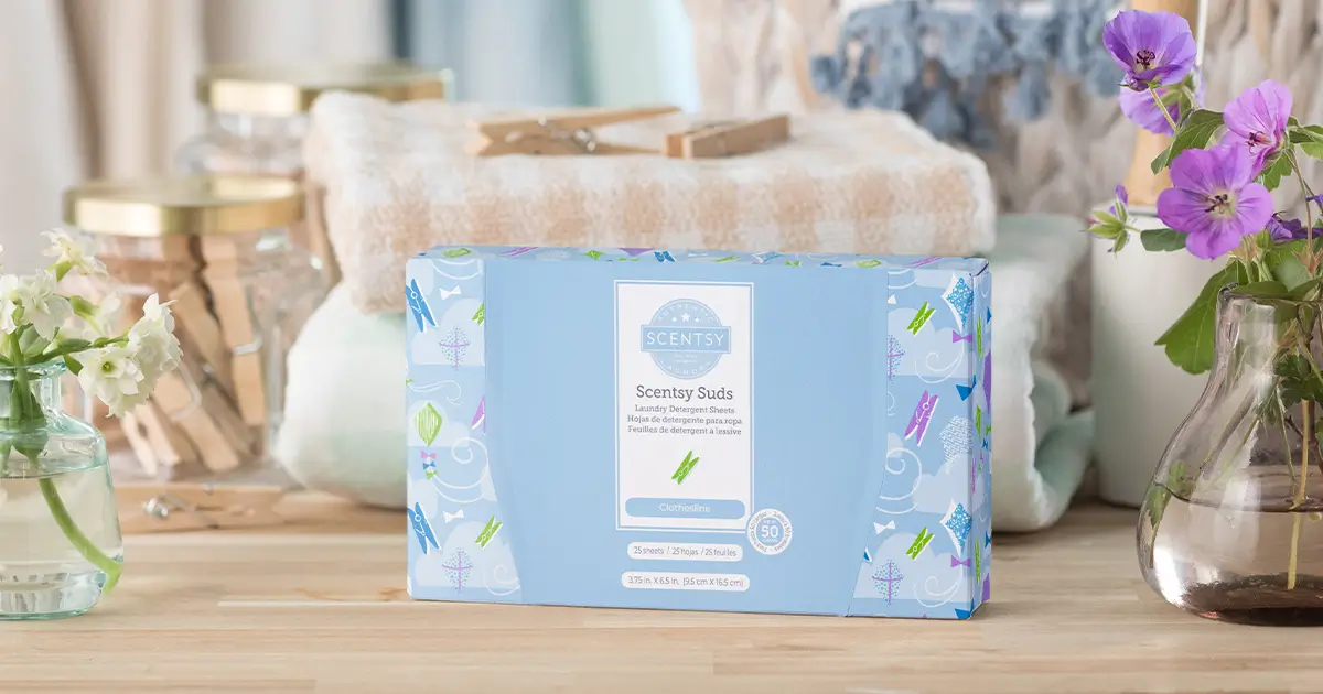 Introducing Scentsy Suds Laundry Detergent Sheets | Shop Now