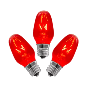 15 Watt Scentsy Light Bulbs Red - 3 Pack