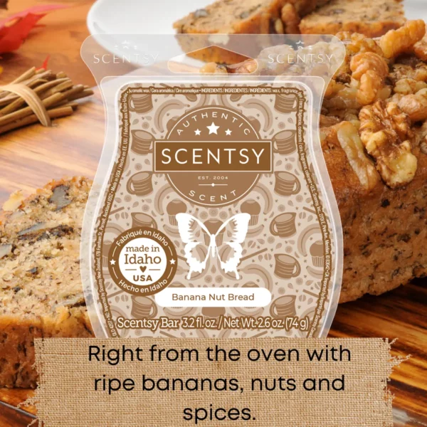 2 Banana Nut Bread Scentsy Bar