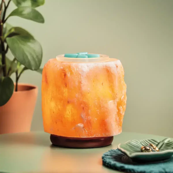 SCENTSY PINK HIMALAYAN SEA SALT Rock Lamp Wax Melt Warmer HUGE NIB RARE