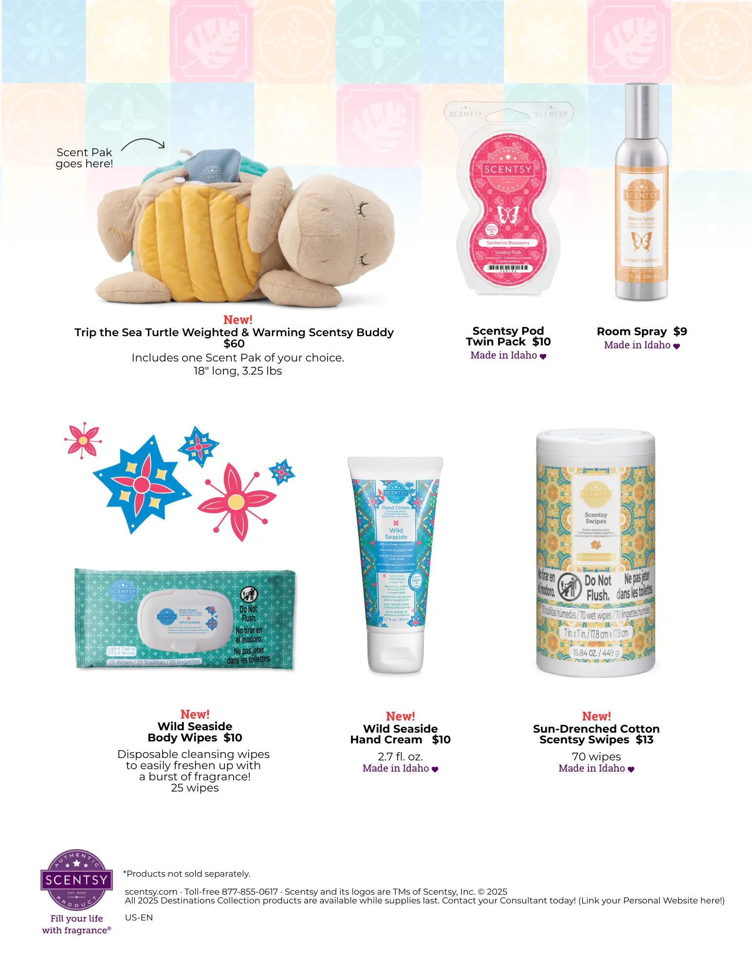 Scentsy 2025 Summer Destinations Collection | Shop 6/1