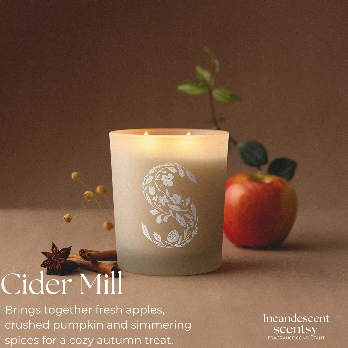 Cider Mill Scentsy Scented Candle