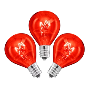 20 Watt Scentsy Light Bulbs Red - 3 Pack
