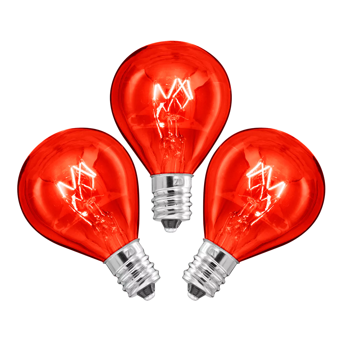 20 Watt Scentsy Light Bulbs Red - 3 Pack
