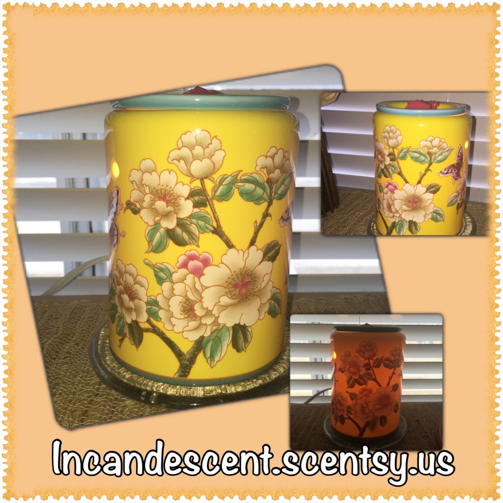 Scentsy Spring/Summer 2015 Madame Butterly Yellow Premium Warmer