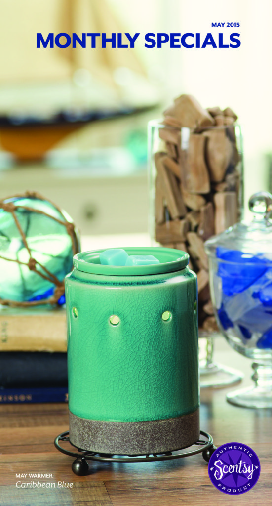 Scentsy May 2015 Warmer Of The Month Caribbean Blue Incandescent.Scentsy.us
