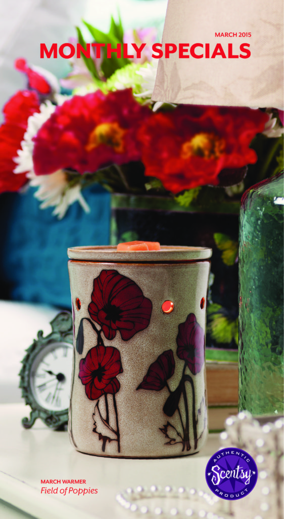 Scents March 2015 Warmer of the Month ~ Field of Poppies