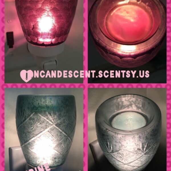Incandescent.Scentsy.us / Combine & Save / Perfect Scentsy Nightlights: Blackberry & Vintage Glass