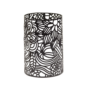 Closeout / Sale ~ Scentsy Frosted Shade Warmer With Insert Of Your Choice Marker Art Insert