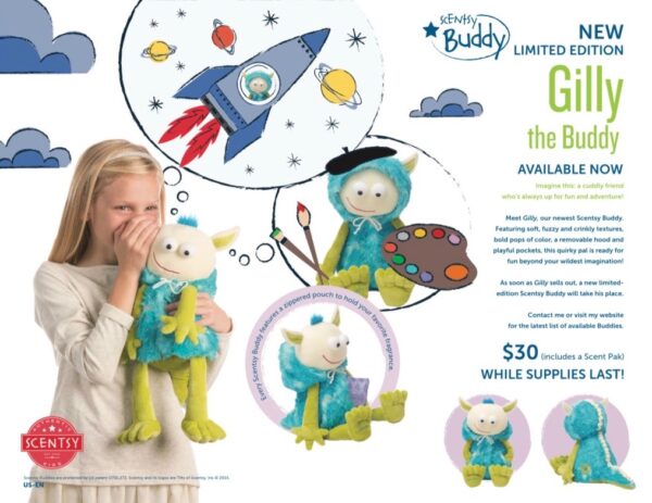 SCENTSY GILLY THE BUDDY