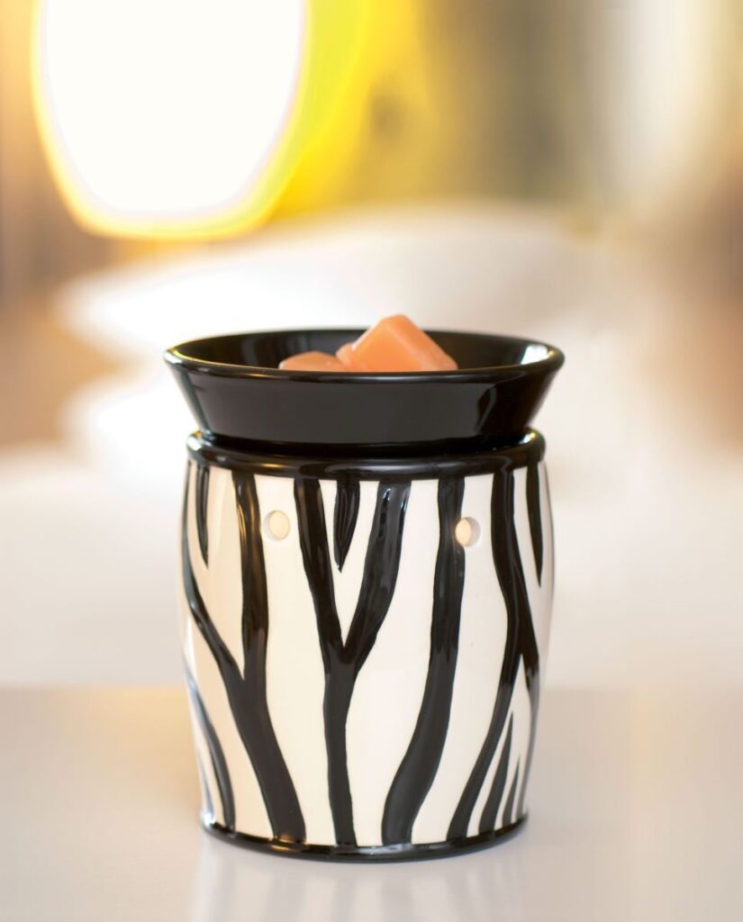 Shop Scentsy Zebra Wax Warmer Deluxe ZEBRA SCENTSY WARMER DELUXE
