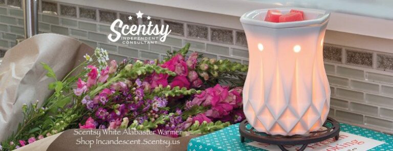 SCENTSY ALABASTER WARMER 2016