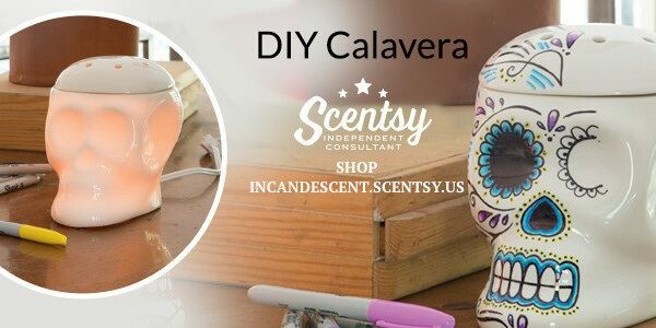SCENTSY DIY CALAVERA WARMER