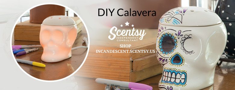 SCENTSY DIY CALAVERA SKULL WARMER