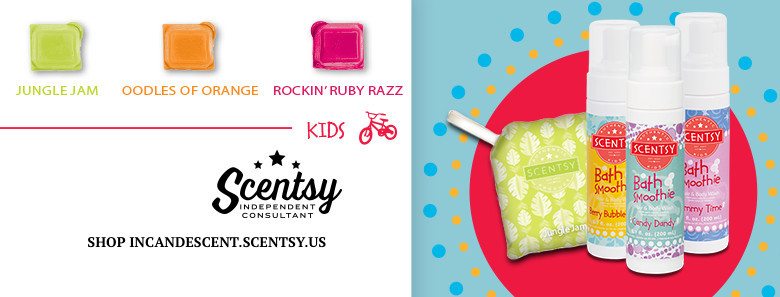 SCENTSY SPRING / SUMMER 2016 KIDS FRAGRANCES OODLES OF ORANGE, JUNGLE JAM, ROCKIN' RUBY RAZZ