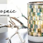 OCEAN MOSAIC LAMPSHADE SCENTSY WARMER