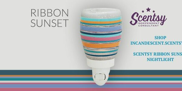 New Scentsy SPRING/ SUMMER 2016 - SCENTSY RIBBON SUNSET NIGHTLIGHT