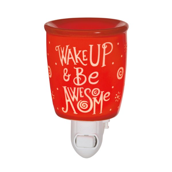 Wake up & Be Awesome Scentsy Warmer Nighlight