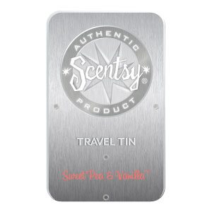 SWEET PEA & VANILLA SCENTSY TRAVEL TIN