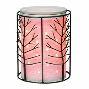 BLACK ELM SCENTSY WARMER WRAP WITH ETCHED CORE SILHOUETTE SCENTSY WARMER