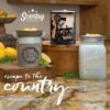 LIVE SIMPLY SCENTSY WARMER, COUNTRYSIDE WRAP WITH ETCHED SCENTSY CORE, CHASING FIREFLIES SCENTSY WARMER AVAILABLE MARCH 1, 2016