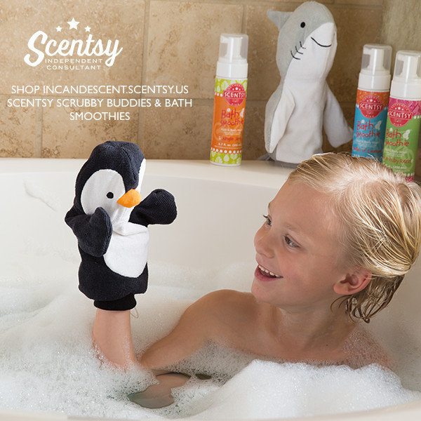 SCRUBBY SCENTSY BUDDIES AND SCENTSY BATH SMOOTHIES