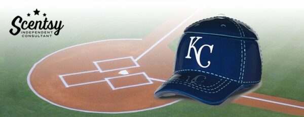 KANSAS CITY BASEBALL CAP SCENTSY WARMER | DISCONTINUED ON SALE