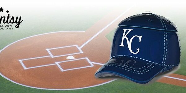 KANSAS CITY BASEBALL CAP SCENTSY WARMER | DISCONTINUED ON SALE