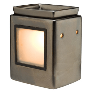 CUBE GUNMETAL GALLERY SCENTSY WARMER (WITHOUT FRAME)