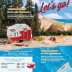 SCENTSY MAY 2016 WARMER & SCENT OF THE MONTH - ROAD LESS TRAVELED CAMPER SCENTSY WARMER & PACIFIC DAYDREAM SCENTSY FRAGRANCE