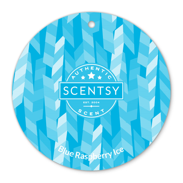 BLUE RASPBERRY ICE SCENTSY SCENT CIRCLE