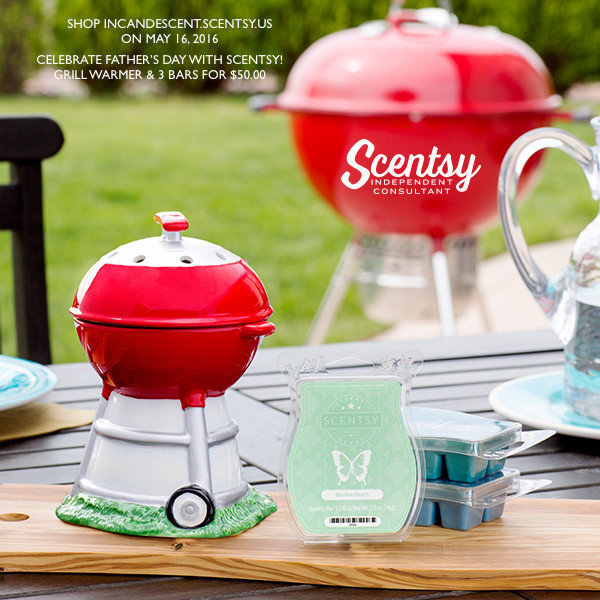 FATHER'S DAY SCENTSY 2016 BBQ WARMER