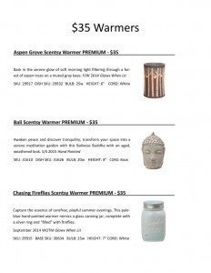 Scentsy Spring/Summer 2016 Product Catalog Cards