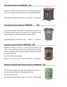 Scentsy Spring/Summer 2016 Product Catalog Cards