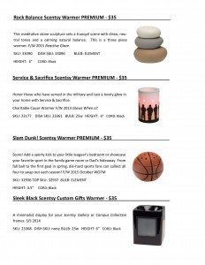 Scentsy Spring/Summer 2016 Product Catalog Cards