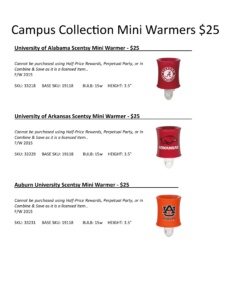 Scentsy Spring/Summer 2016 Product Catalog Cards