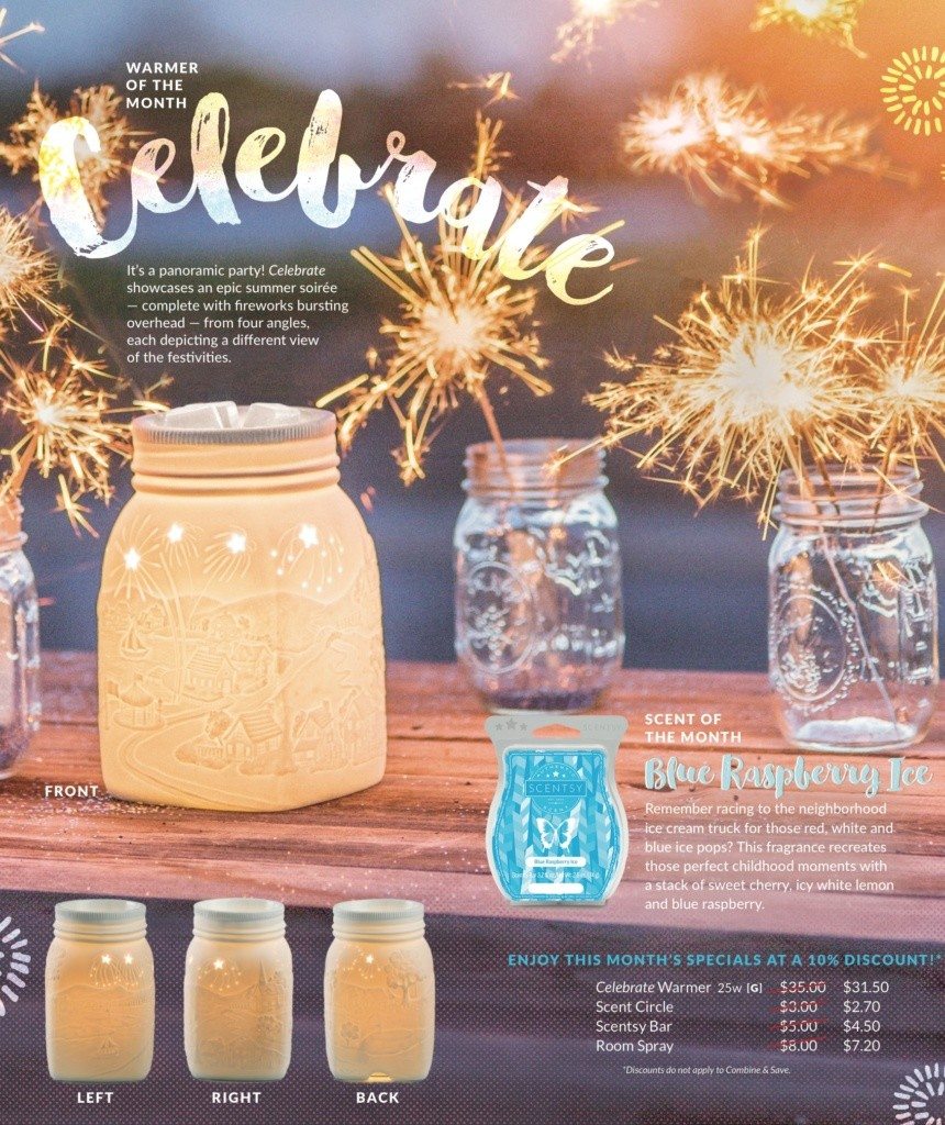 SCENTSY JUNE 2016 WARMER OF THE MONTH