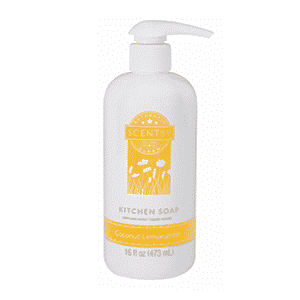 COCONUT LEMONGRASS SCENTSY KITCHEN DISH SOAP