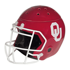 UNIVERSITY OF OKLAHOMA FOOTBALL HELMET SCENTSY WARMER ELEMENT