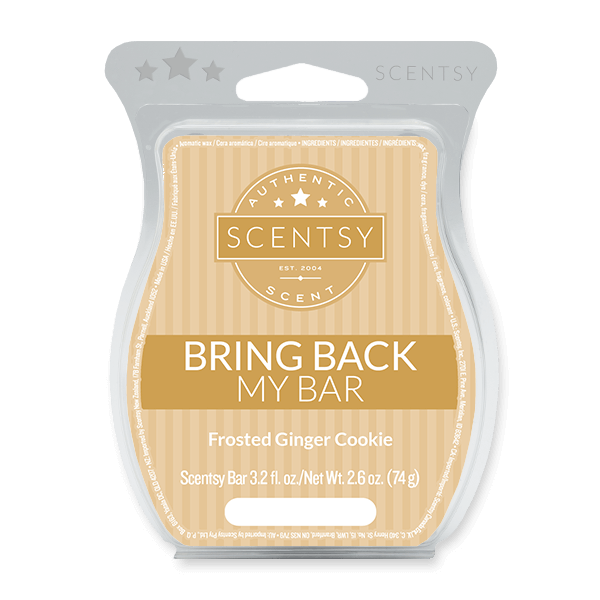 Frosted Ginger Cookie Scentsy Bar BBMB January 2024 Incandescent