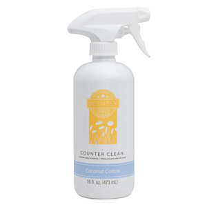 COCONUT COTTON SCENTSY COUNTER CLEAN