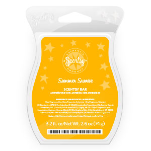 SUMMER SUNRISE SCENTSY BAR