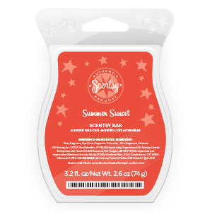 SUMMER SUNSET SCENTSY BAR