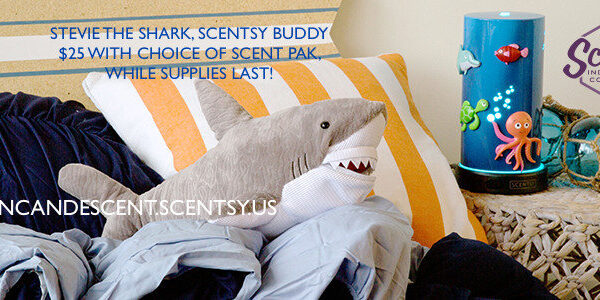 STEVIE THE SHARK SCENTSY BUDDY