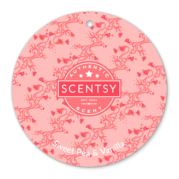 SWEET PEA & VANILLA SCENTSY SCENT CIRCLE