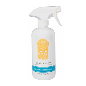 HONEYMOON HIDEAWAY SCENTSY COUNTER CLEAN