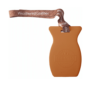 WEATHERED LEATHER SCENTSY CAR BAR