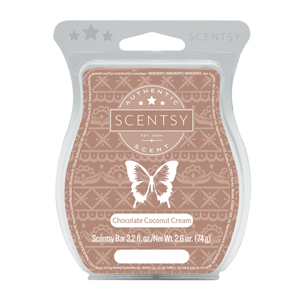 CHOCOLATE COCONUT CREAM SCENTSY BAR