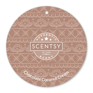 CHOCOLATE COCONUT CREAM SCENTSY SCENT CIRCLE