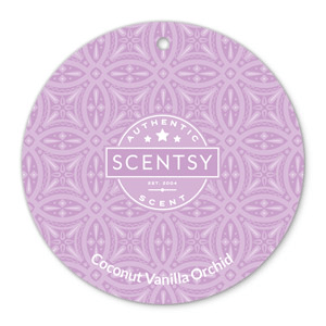 COCONUT VANILLA ORCHID SCENTSY SCENT CIRCLE